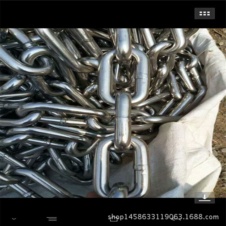 耐腐蚀高强度船用环形链条 锰钢吊装链条 质保厂家 现货
