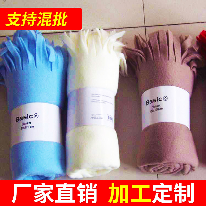 厂家专业生产各种规格 聚酯纤维双面绒涤纶毛毯化纤毯交货及时