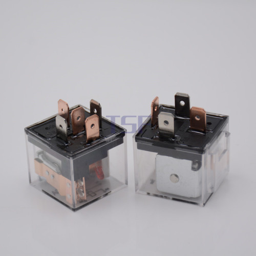 Automobile all-copper relay 80A relay automobile universal 80A relay waterproof with indicator light relay