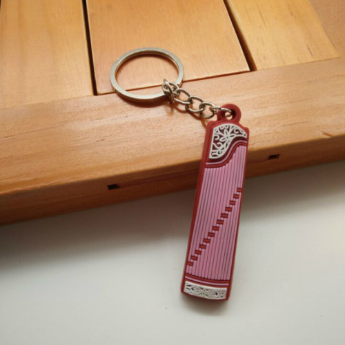 Guzheng key chain Guzheng key chain Mini Guzheng trinket pendant Guzheng nail instrument accessories