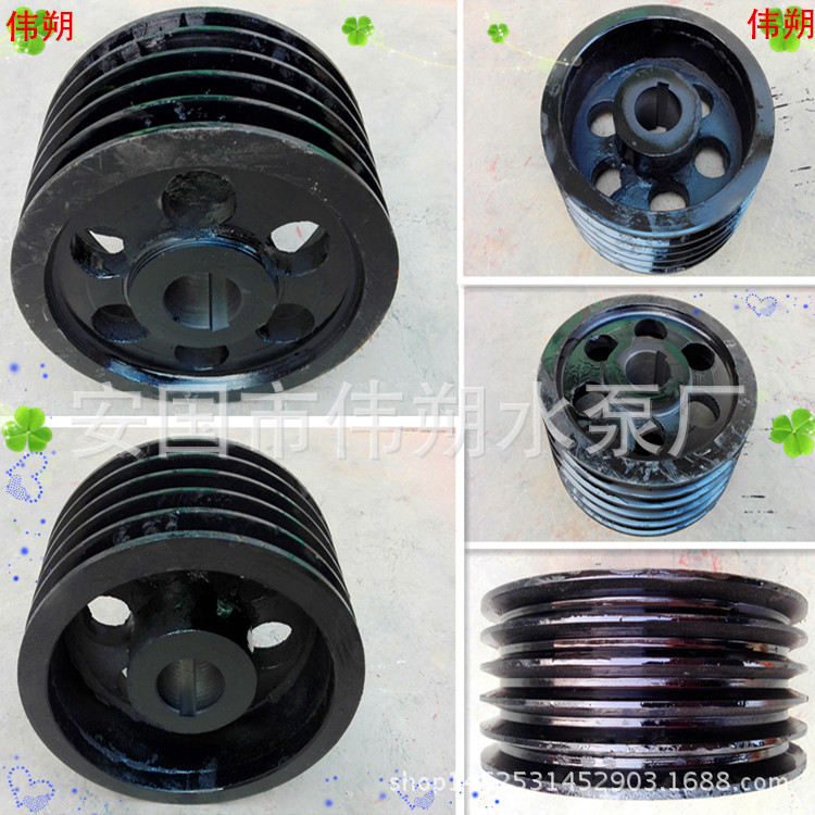 渣浆泵1.5/1B 2/1.5B 3/2C 4/3C-AH型渣浆泵电机传动皮带轮槽轮厂