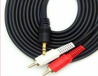 10 м аудио кабель компьютерный динамик одна точка два RCA аудио кабель 3,5 мм стерео в двойную головку лотоса