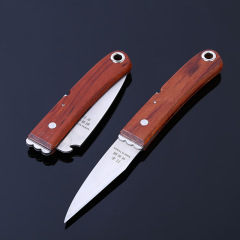 Shuangsong folding grafting knife, Damascus knife, grafting knife, sharp grafting knife wholesale