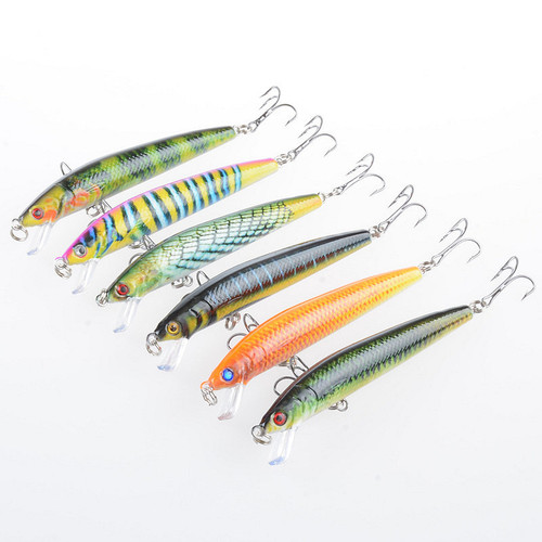 Painted lure bait 9.5cm/8.5g set Mino bionic bait plastic fake bait cross-border mandarin fish fishing