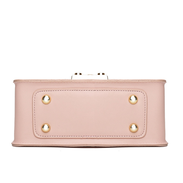 New Fashion Sequins Small Square Bag Lock One Shoulder Slant Bag 