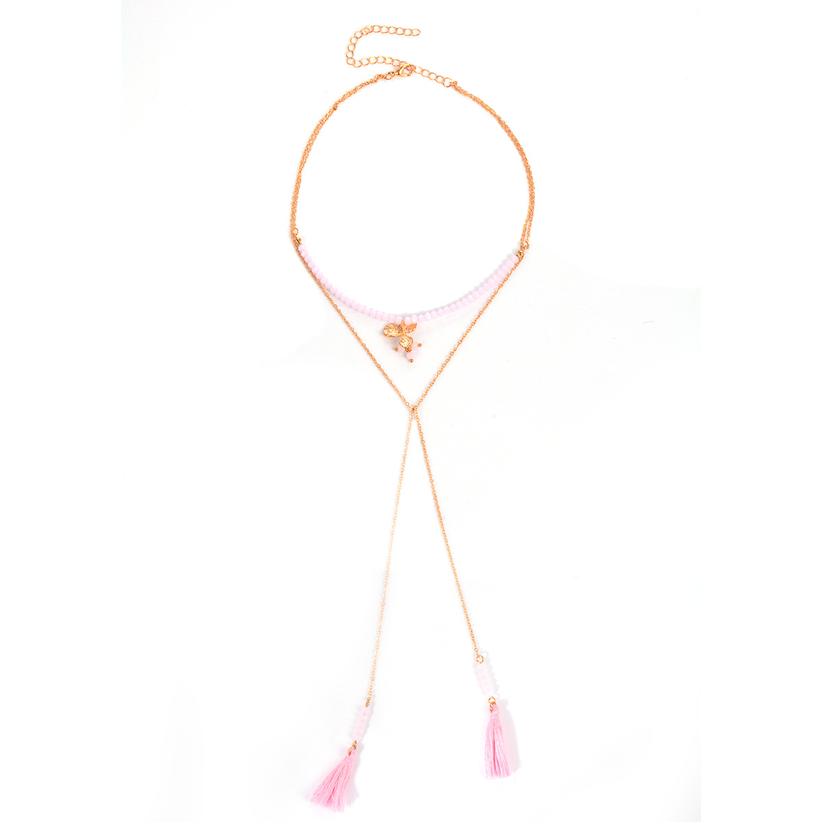 Occident and the United States alloy plating necklace (C2191 gold)NHXR1472-C2191 gold