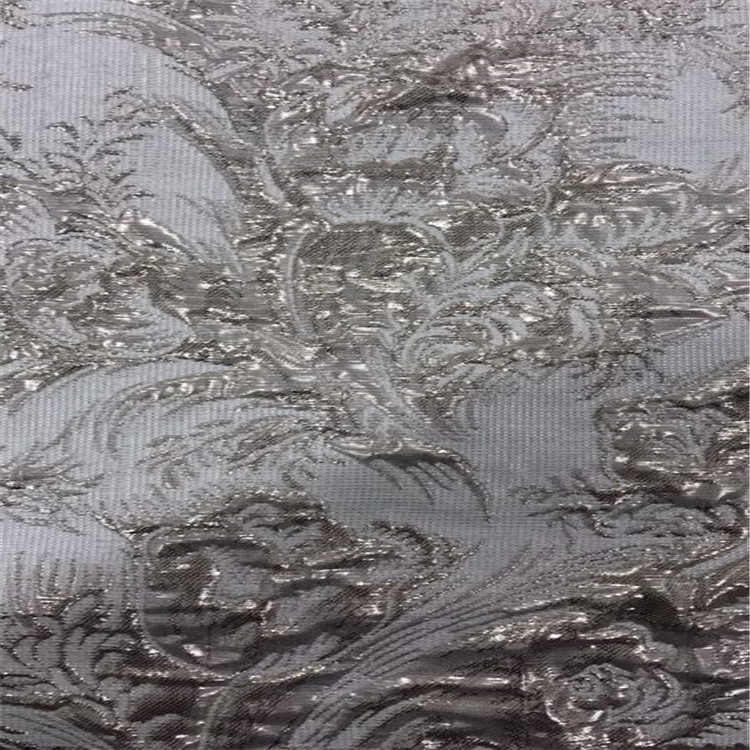 抽象浪花图案梭织色织提花面料适用于服装装饰沙发布鞋子布