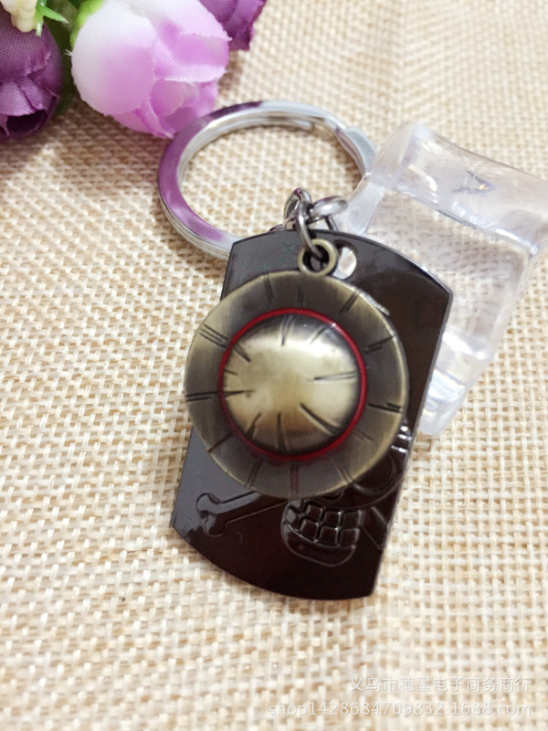 Anime peripheral ONE PIECE ONE PIECE PIECE Luffy straw hat boy skull keychain pendant foreign trade Anime peripheral ONE PIECE ONE PIECE PIECE Luffy straw hat boy skull keychain pendant foreign trade