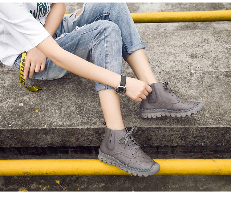 Bottes femme en En cuir - Ref 3354873 Image 23