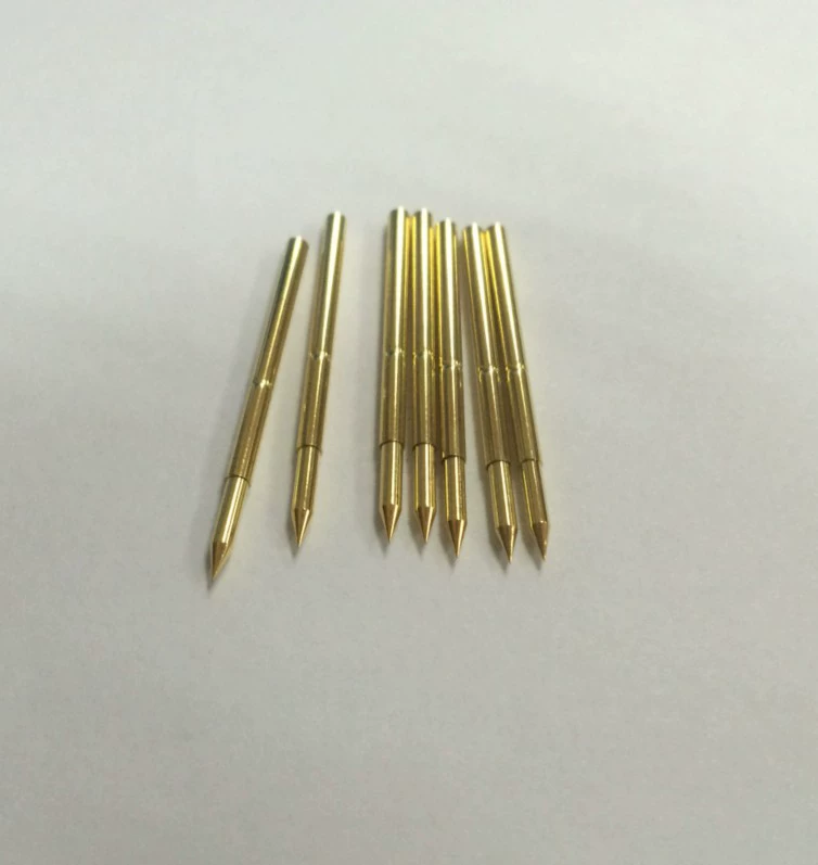 华荣探针 2.4 Test ejector pin Conductive spring pin P125-B PA125-B1 gold-plated pointed pin