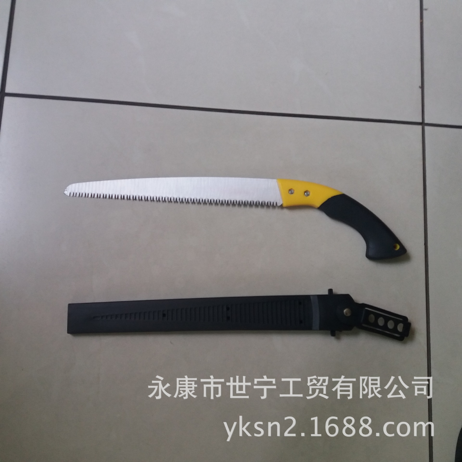 新款塑料手柄300MM长修枝腰锯 带宝剑壳腰锯组套