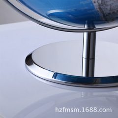 Factory Wholesale Metal World Globe Medium 25cm HD 2017 Office Study Room Decoration Ornament