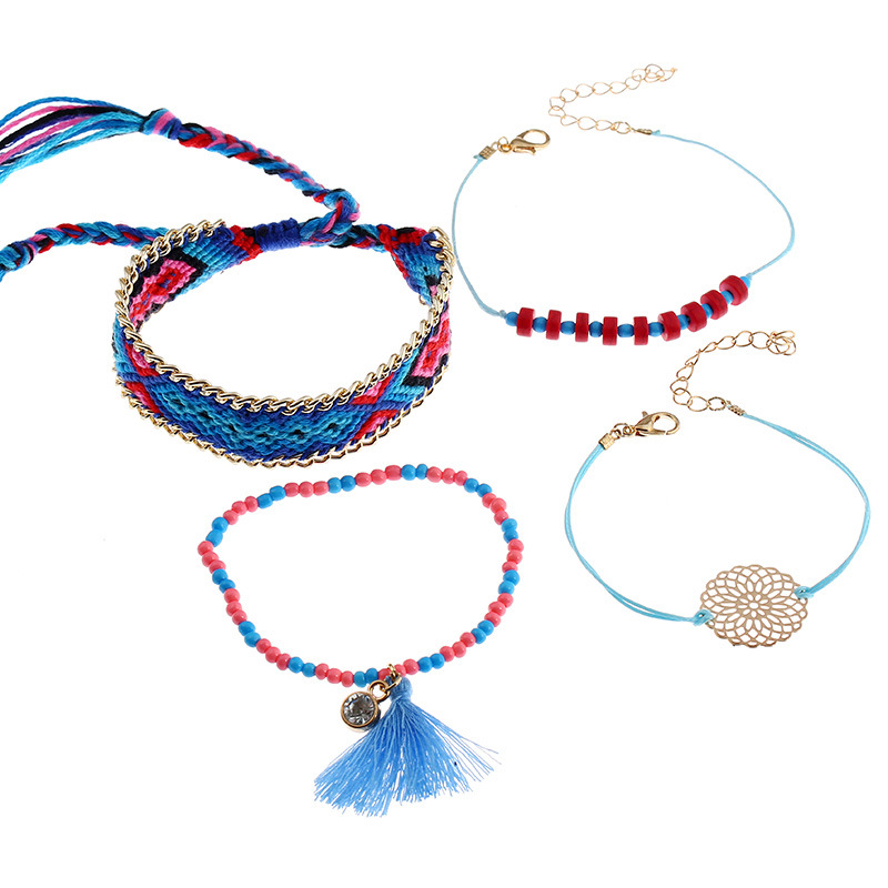 Occident and the United States alloy plating Jewelry Set (Mixed color)NHNNZ3032-Mixed color