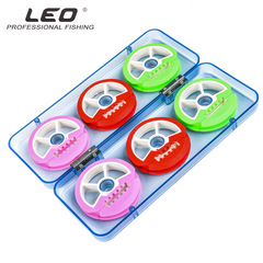 27896 LEO [Large 6- and 8-Axis Silicone Spool Main Line Box] – Colorful Rubber Main Line Spool Box for Fishing Lines