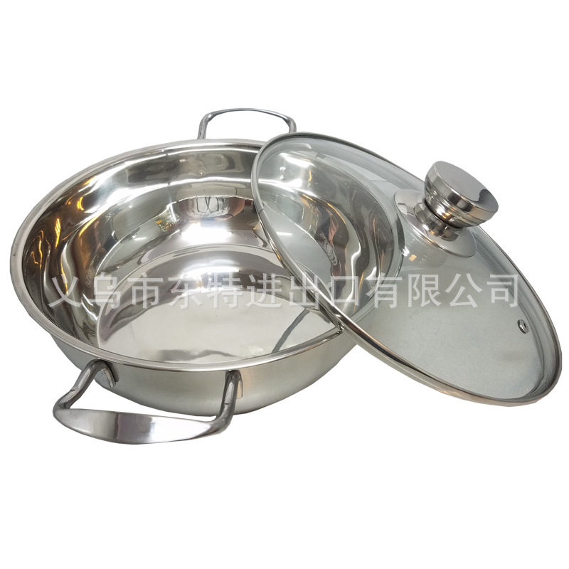 Factory direct sales of stainless steel 6-piece set, double-bottom steel handle pot, multi-functional soup pot, one-pot multi-purpose gift set pot detail image 12