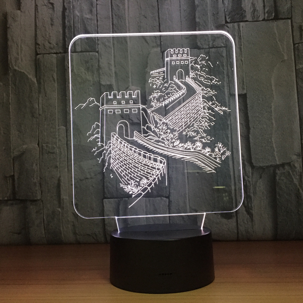 3D视觉立体亚克力LED小夜灯