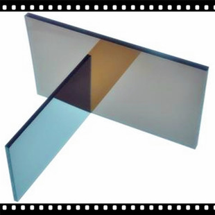 Factory wholesale sales 6mm transparent brown PC endurance board can be processed according to the size of engraving cutting hot bending