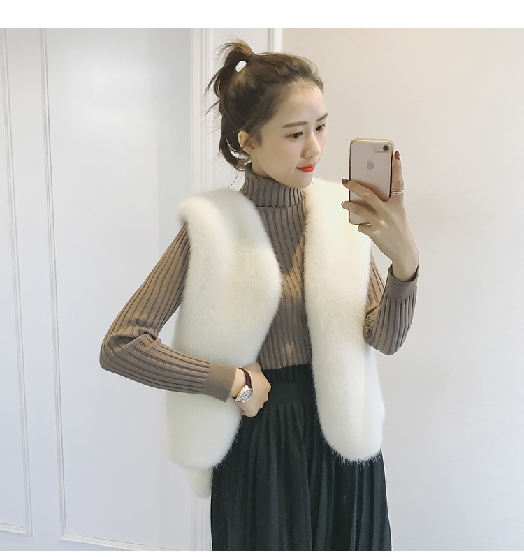 Gilet femme en Imitation laine - Ref 3318274 Image 18