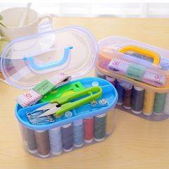 Needle and Thread Box Small 10-Piece Set Practical Home Sewing Box Portable Organized Needle Thread Pouch Sewing Kit Wholesale