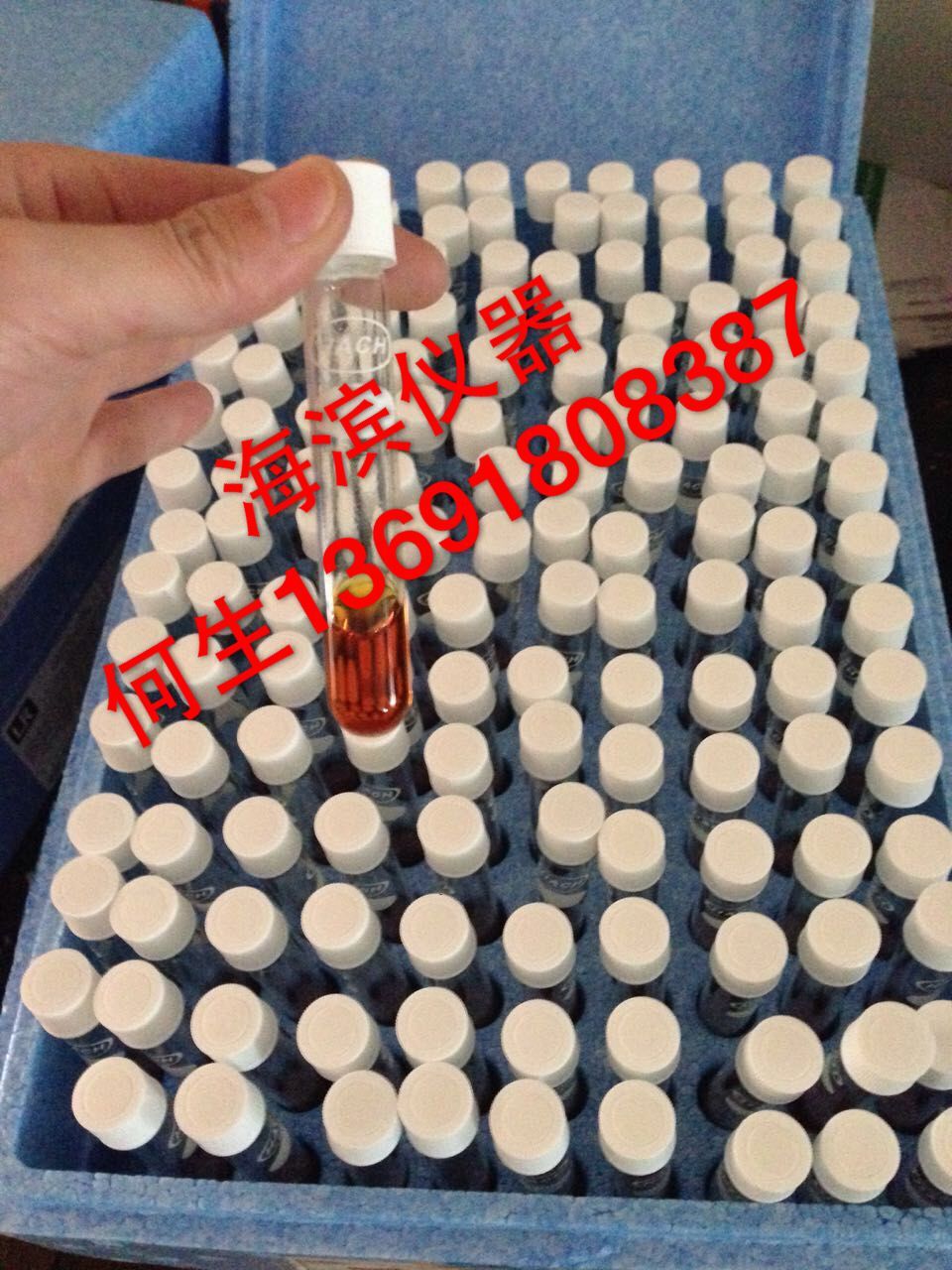哈希COD试剂管20分钟快速法100-1000ppm 29616-15/2961615