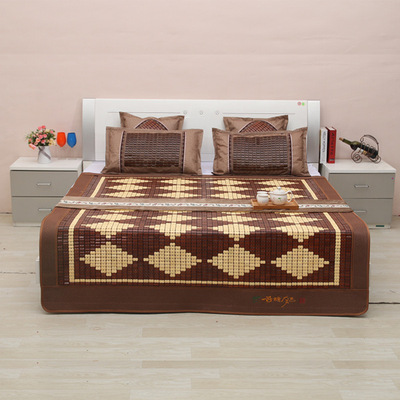 麻将席竹凉席夏季床上用品1.5米可折叠经典凉席床垫双人1.8