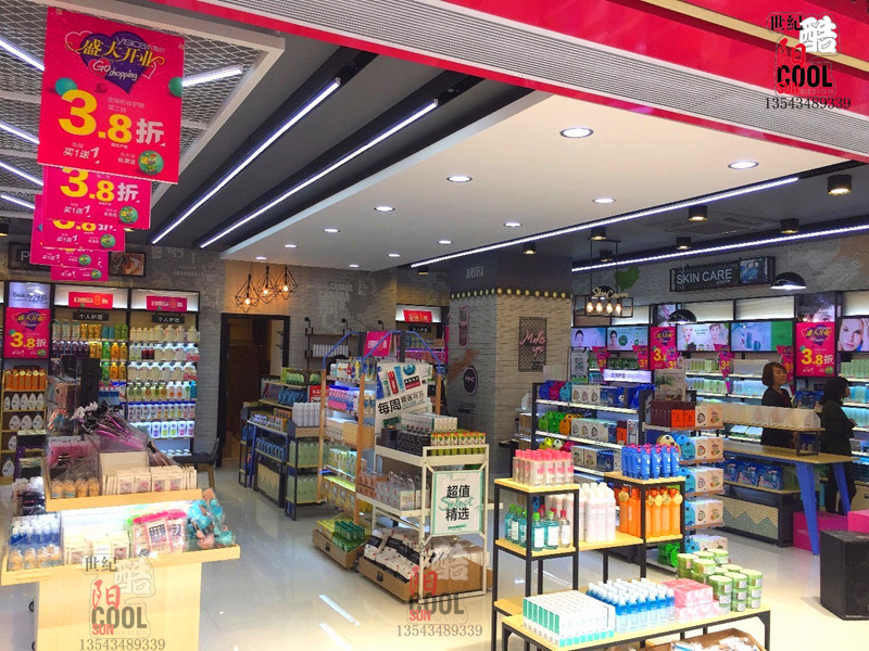 化妆品柜子 化妆品展柜制作sb