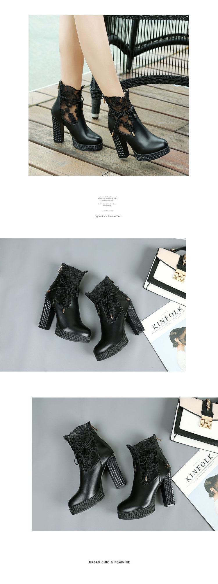 Bottes femme en PU artificiel - Ref 3355040 Image 17