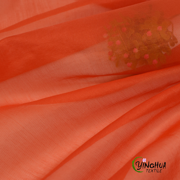 现货批发 韩版细条玻璃纱汉服面料 女装辅料装饰布料 条子透明纱