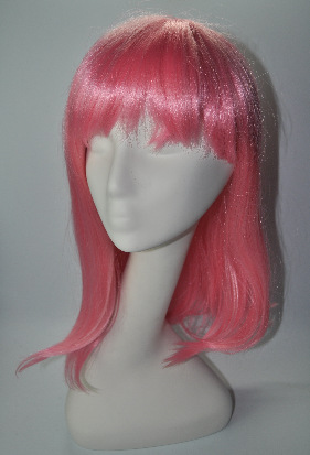 Peluca popular de estilo europeo y americano cos/fiesta fiesta fiesta de vacaciones casco fábrica cabello liso