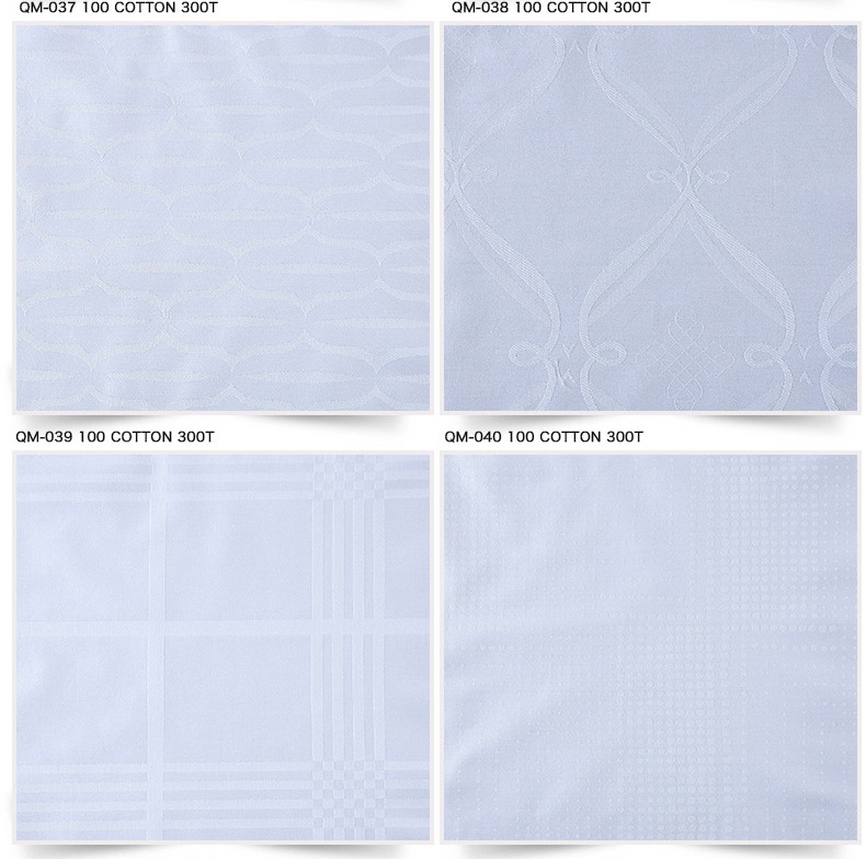 精梳棉貢緞噴氣絲光大提花賓館酒店套件面料批發 60*40s/173*120