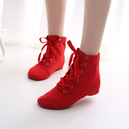 adult children sail Jazz boots soft soled dance shoes training shoes women modern dance shoes ballet shoes