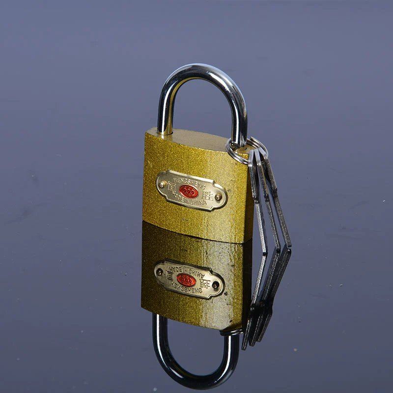 Hengsheng brand gold iron hanging lock 364 computer key dormitory door small hanging lock lock house anti -theft lock