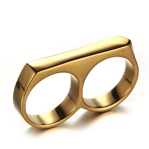 Hip-hop Punk Geometric Titanium Steel Polishing Plating Men's Rings display picture 3