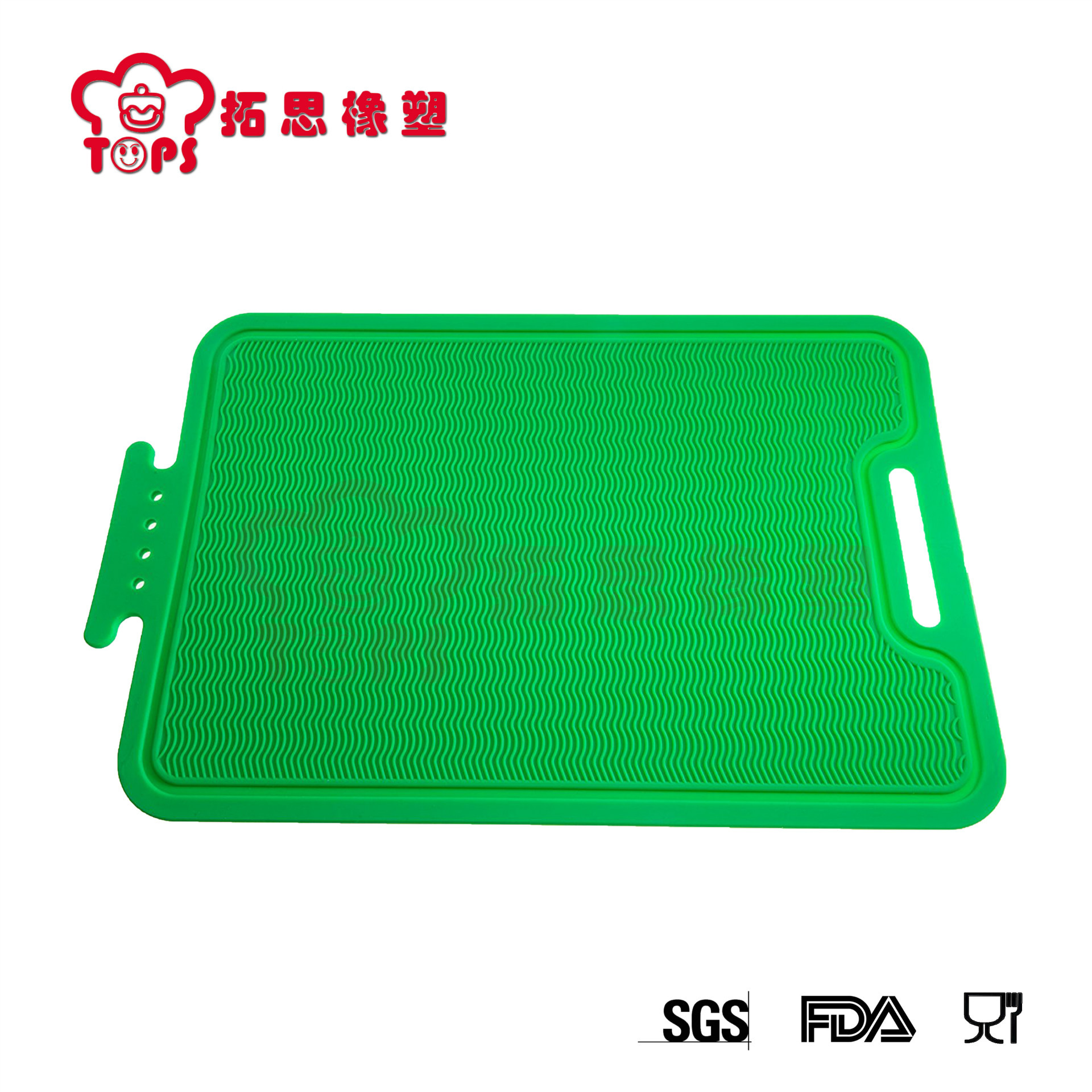 厂家直销硅胶菜板厨房用品安全无气味硅胶砧板食品级硅胶切菜板