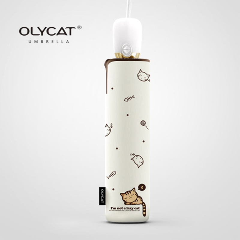 Olycat cat fully automatically three -fold folding folding cute lady…