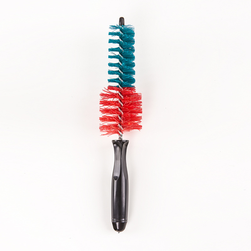 轮胎钢圈刷洗工具 汽车轮胎清洁刷子洗车刷子 定制长柄汽车轮毂刷