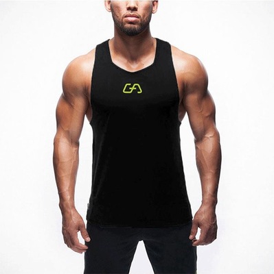 muscle Bodybuilding Brother Sports vest man summer Cross border Easy run Sleeveless motion train Quick-drying vest