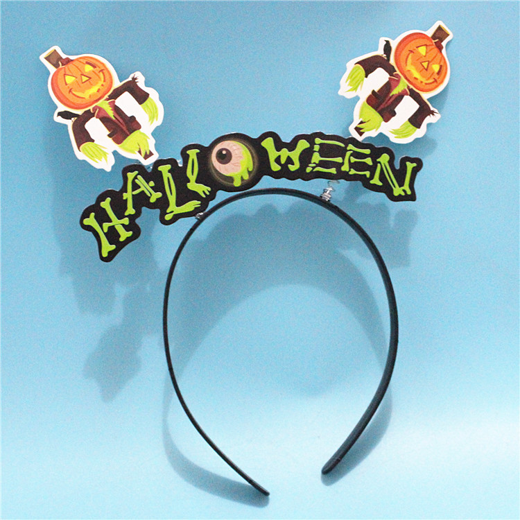 Fashion Pumpkin Bat Headband Cute Headbands Party Dress Up display picture 7
