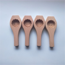 木质 月饼模具 糕点模具 面食模具 印糕板 馒头模具 5CM单孔花形