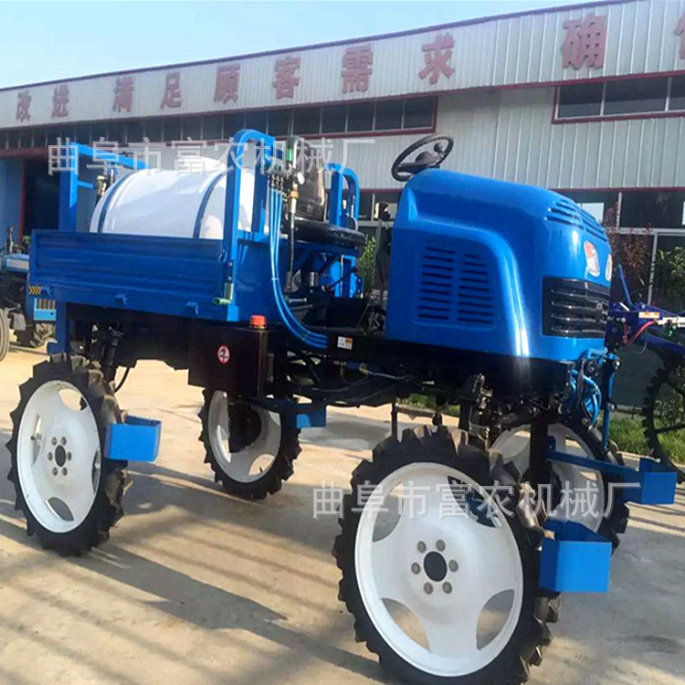 四轮驱动自走式喷雾机 自走式大型喷药机