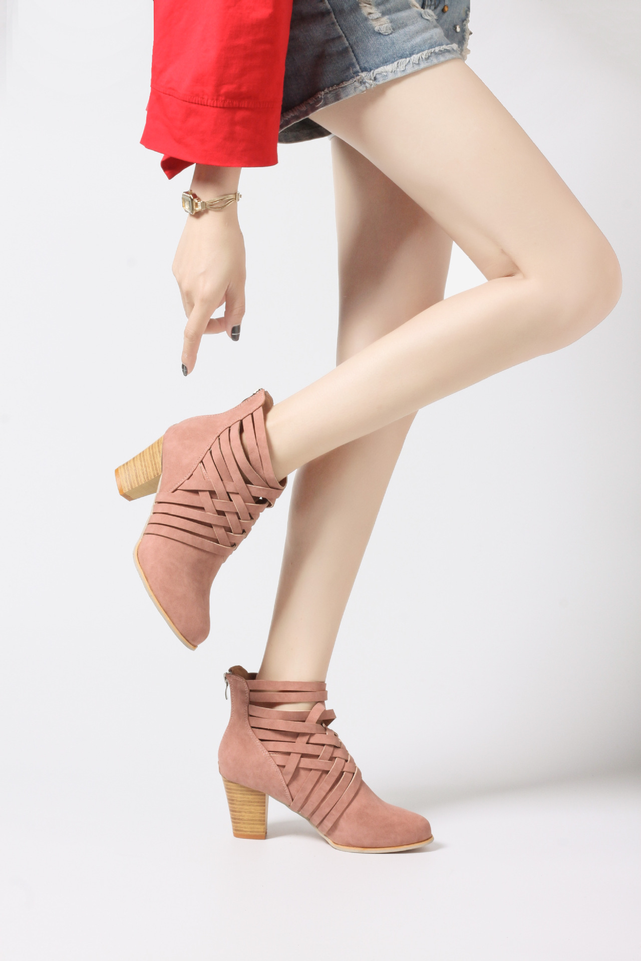 Bottes femme en PU artificiel - Ref 3354897 Image 23