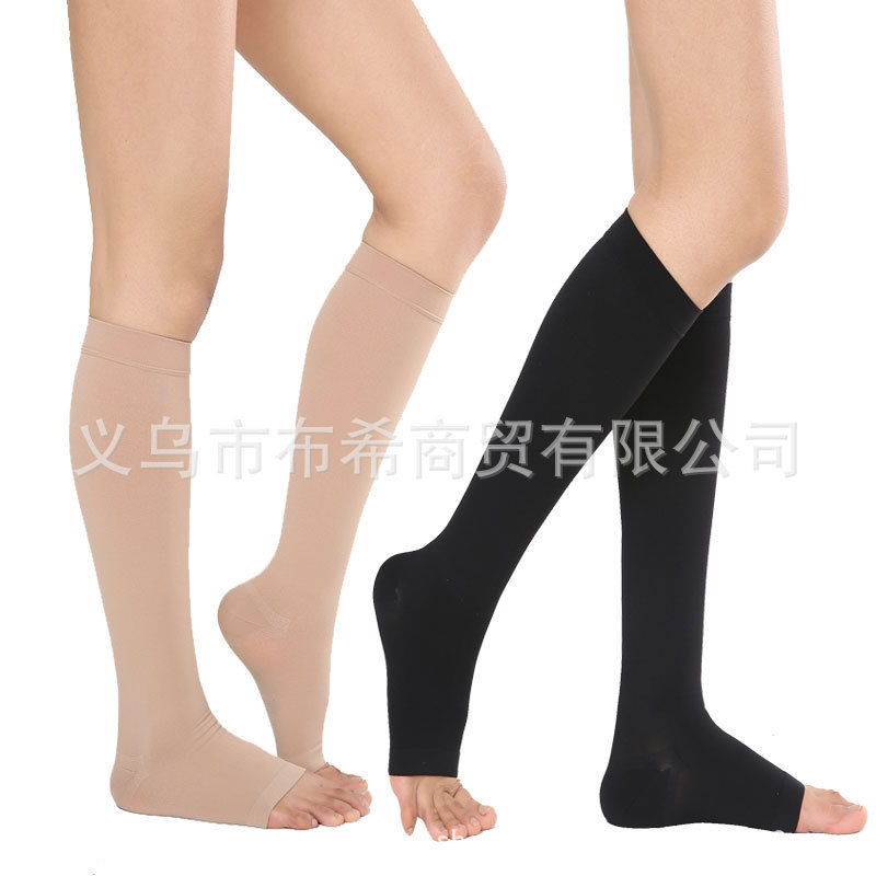 梯度壓縮彈力襪彈性循序壓縮二級壓力襪子護腿襪薄款男女廠家銷售