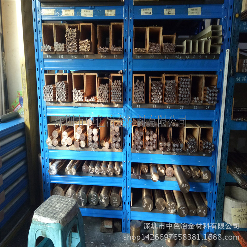 C17200铍铜 铜合金棒 环保易车销铍铜棒 中色铍青铜棒生产加工