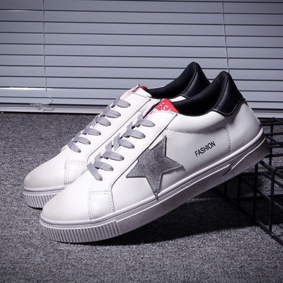 2018春季男士韩版潮流板鞋时尚百搭小脏鞋男小白鞋男生运动休闲鞋|ru