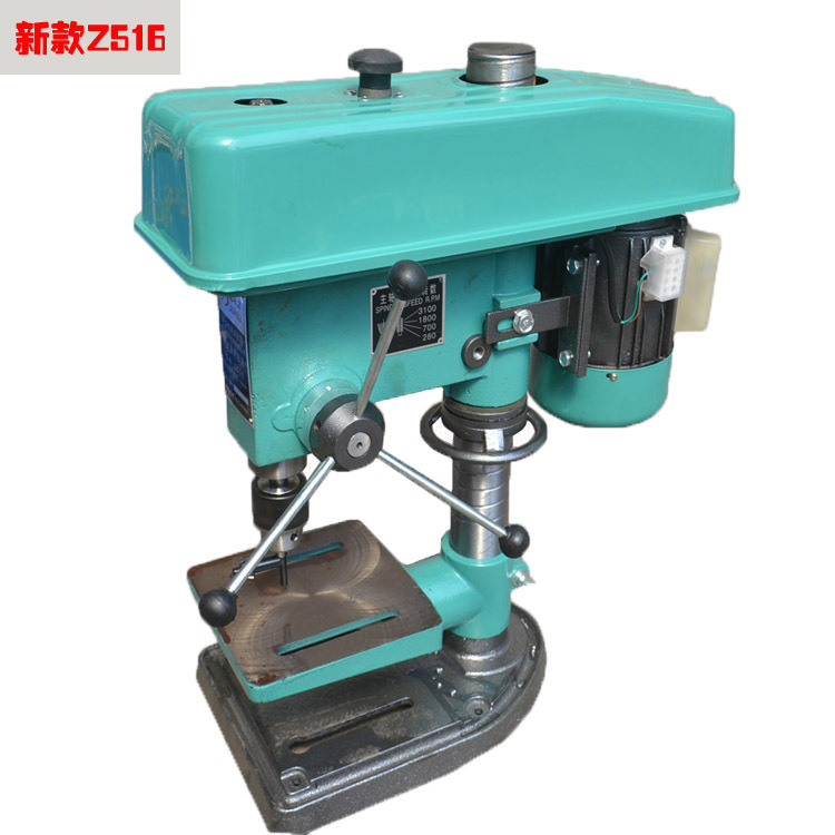 Z516轻型小型台钻钻床 单三相铜线550w电机16mm工地角钢钻孔台钻-阿里巴巴