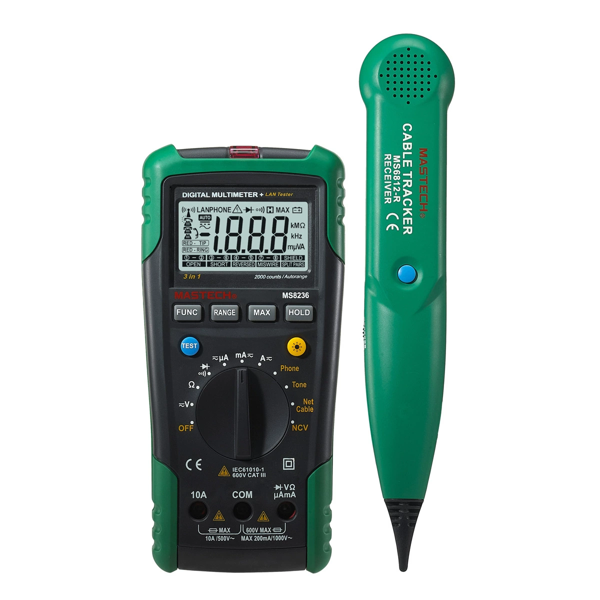 Многофункциональный тестер цифровой сетевой линии MS8236, кабельная телефонная линия, кабельный тестер, Line Finder