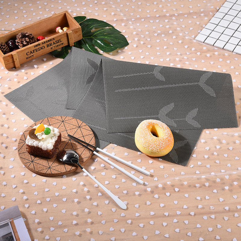 厂家批发pvc防水餐垫 创意防滑西餐垫隔热杯垫家居餐具用品定制详情图5