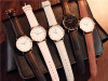 Fashionable waterproof watch, South Korea, for students, simple and elegant design, Korean style