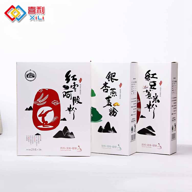 批发定制 食品包装盒纸盒 红枣阿胶粉包装盒 彩盒白卡纸盒定做