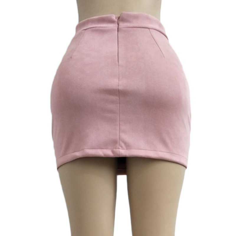 Jupe femme LANGUE DES FLEURS en Daim - Ref 3330249 Image 35